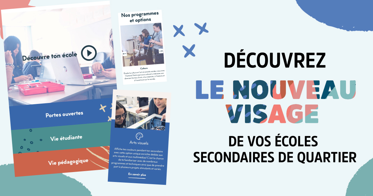 11 écoles secondaires se dévoilent sous un nouveau jour!