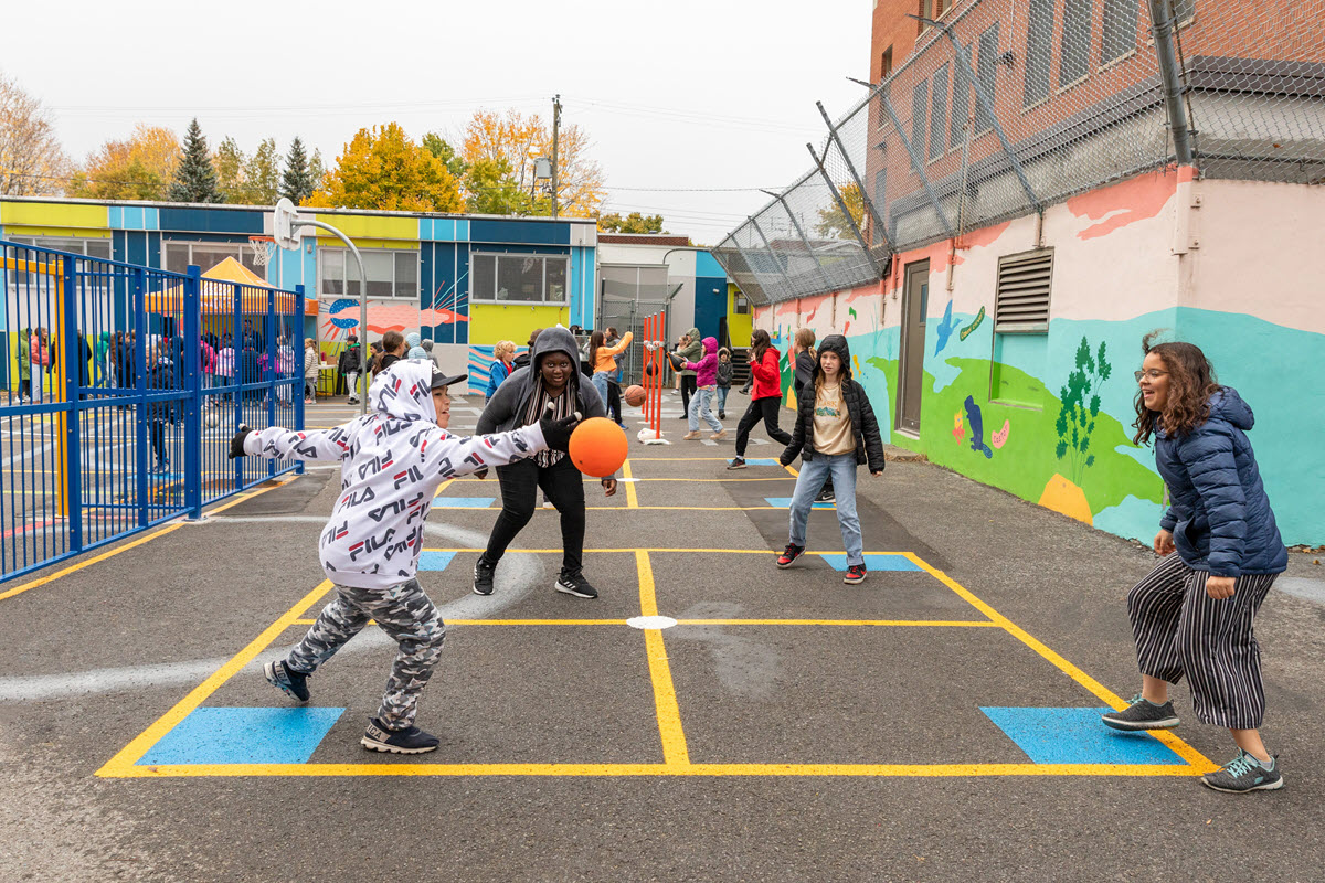 La cour de l’école Boucher-De La Bruère complètement réaménagée