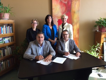 Photo OM_CSDM signature partenariat 14 nov 2016