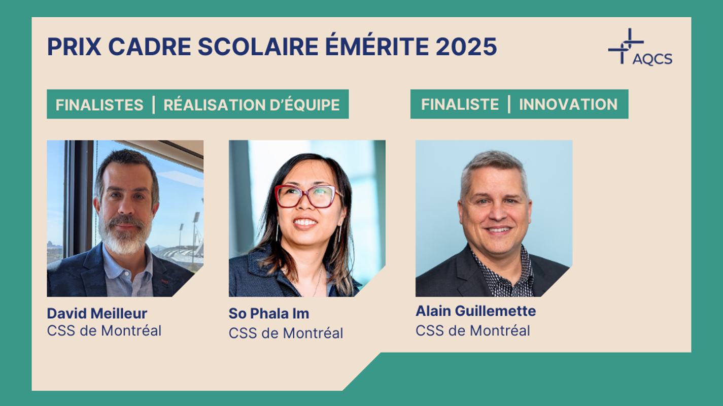 Cadres audacieux salués : l’expertise du CSSDM à l’honneur