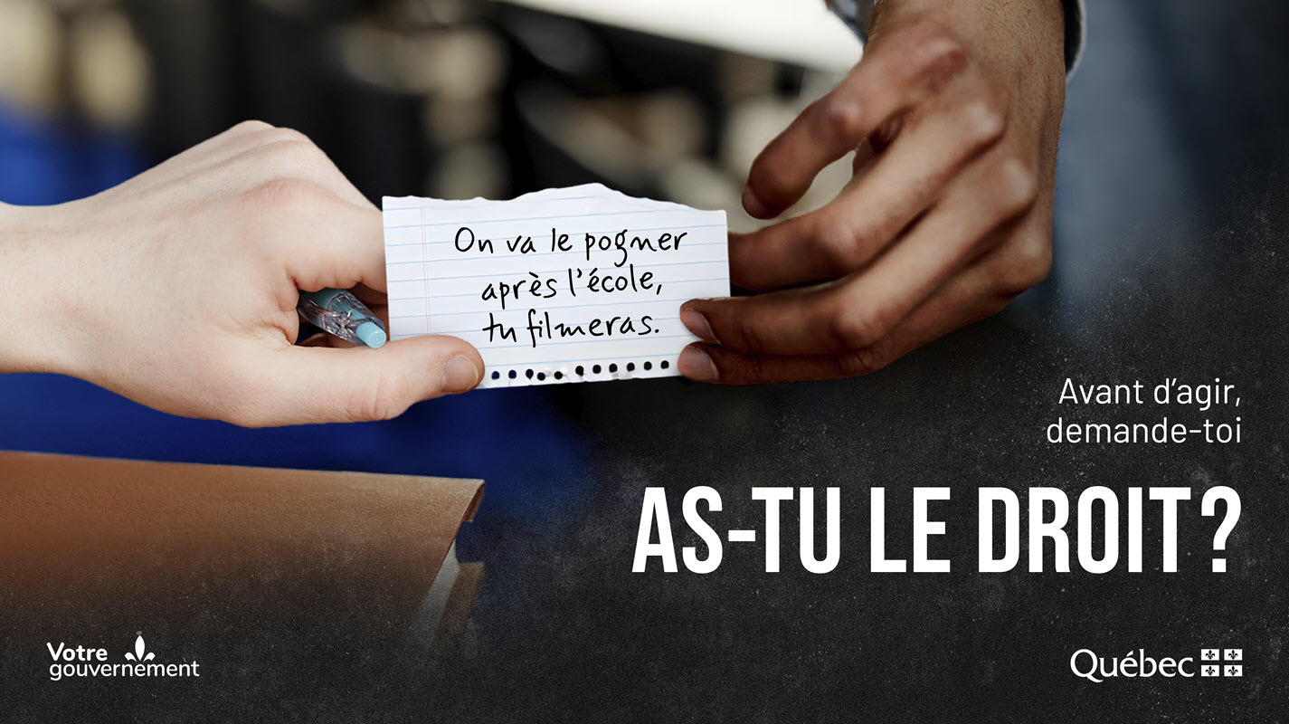 Semaine de la prévention de la violence et de l’intimidation dans les écoles